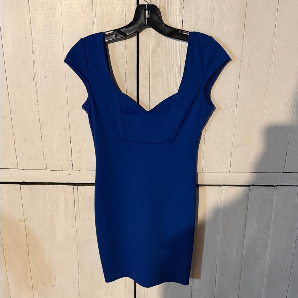 Elegant Blue Women's Dress